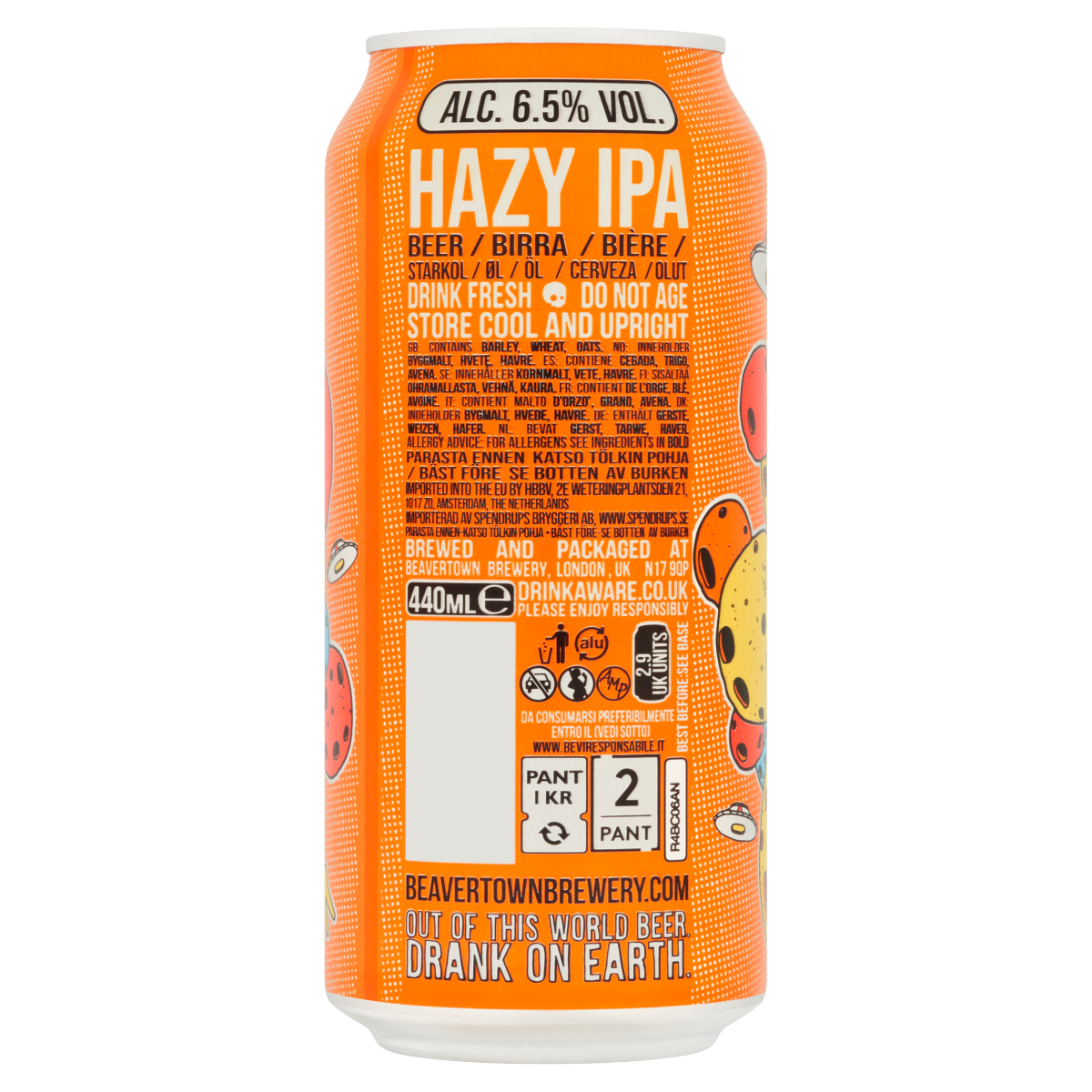 Beavertown Heavy Gravity Hazy IPA 440ml