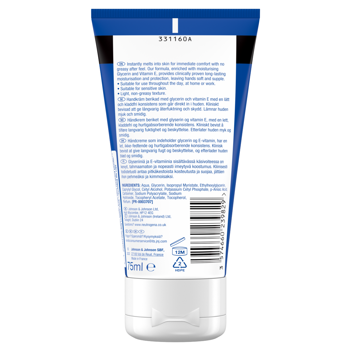 NEUTROGENA Norwegian Formula Fast-Absorbing Hand Cream (1x 75ml)