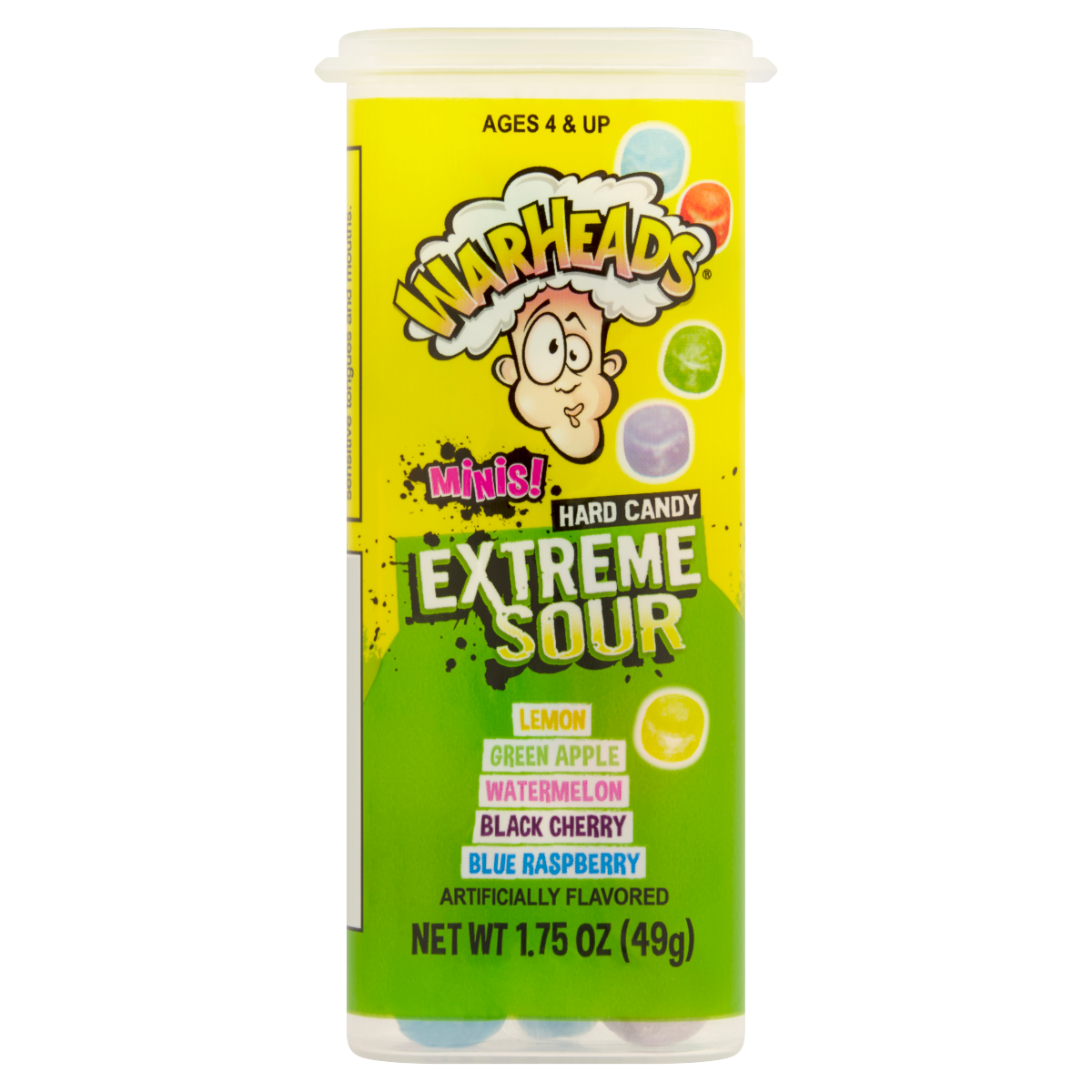 Warheads Extreme Sour Minis! Hard Candy 49g