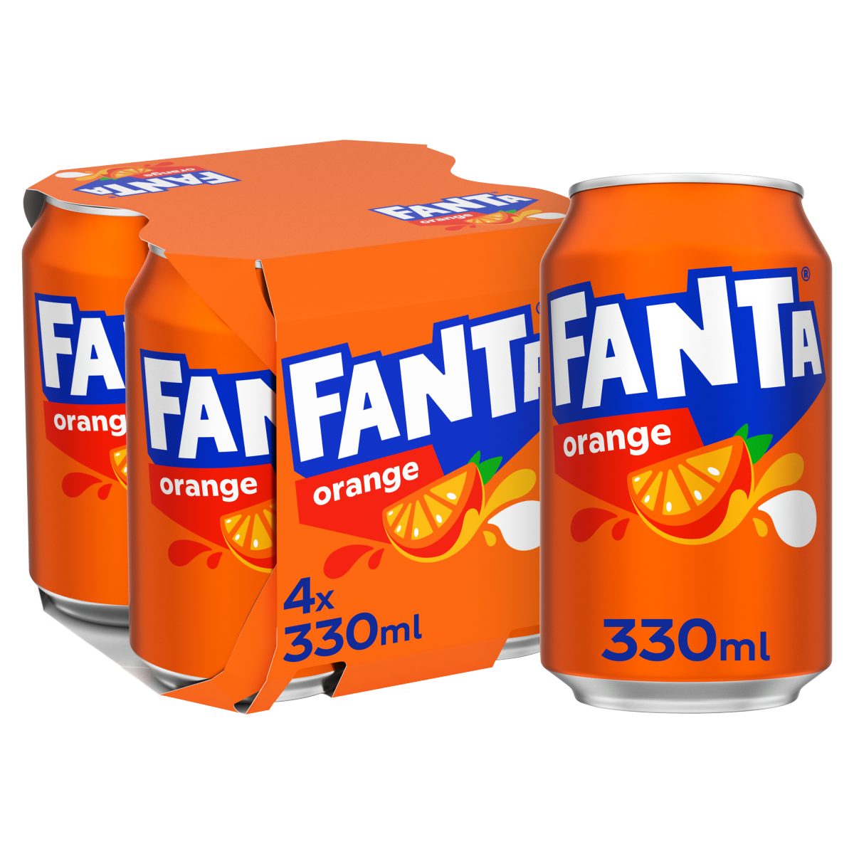 Fanta Orange 4 x 330ml