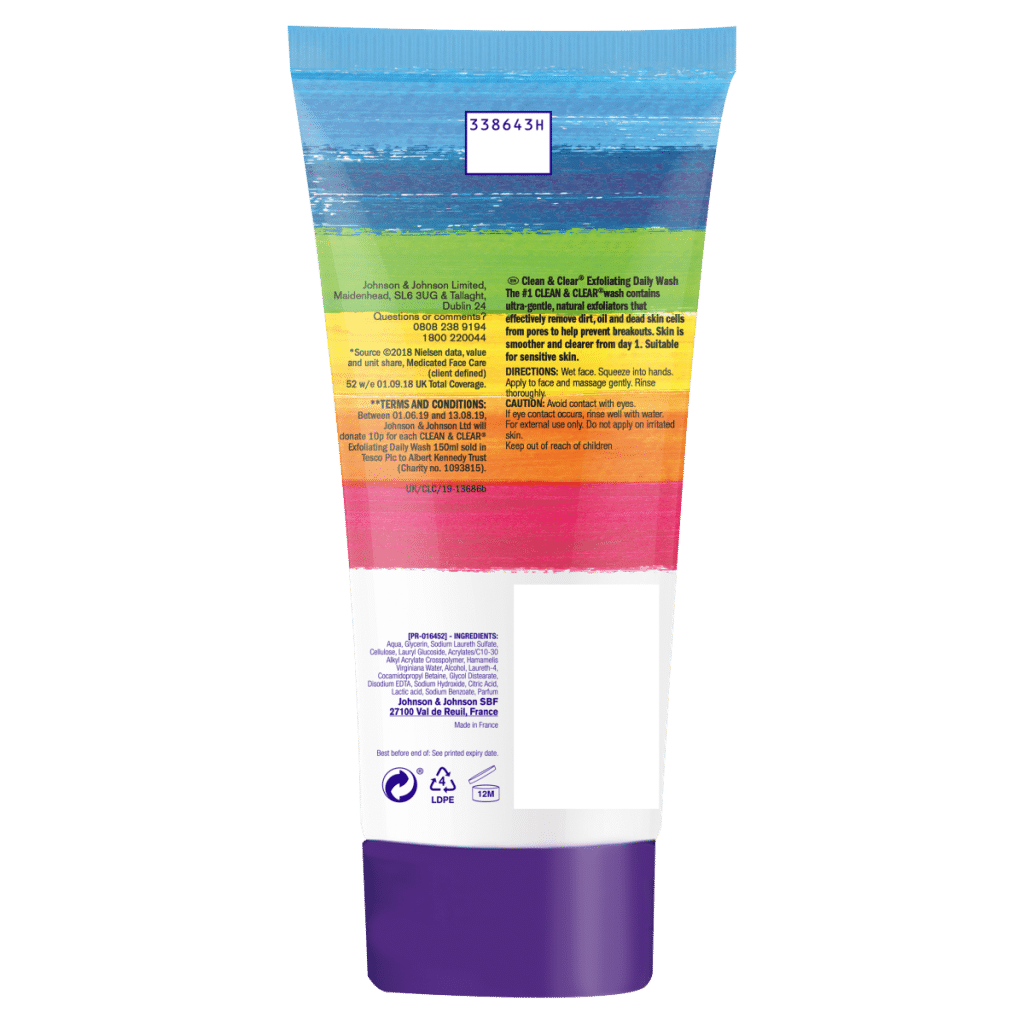 CLEAN & CLEAR® Limited Edition Exfoliating Daily Wash 150ml
