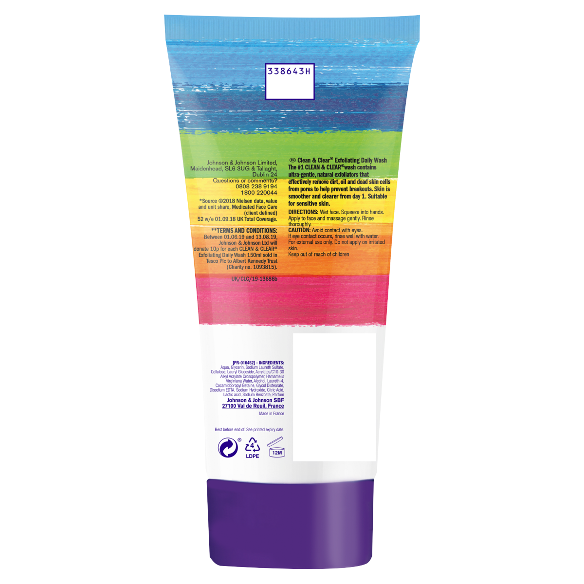 CLEAN & CLEAR® Limited Edition Exfoliating Daily Wash 150ml