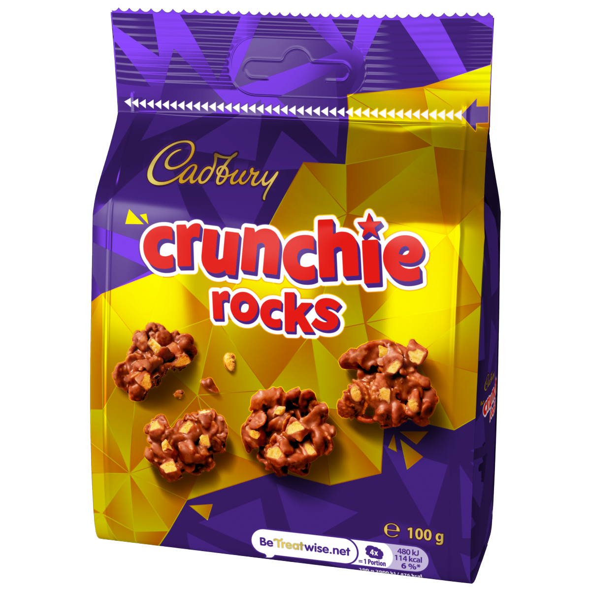 Cadbury Crunchie Rocks Chocolate Bag 100g