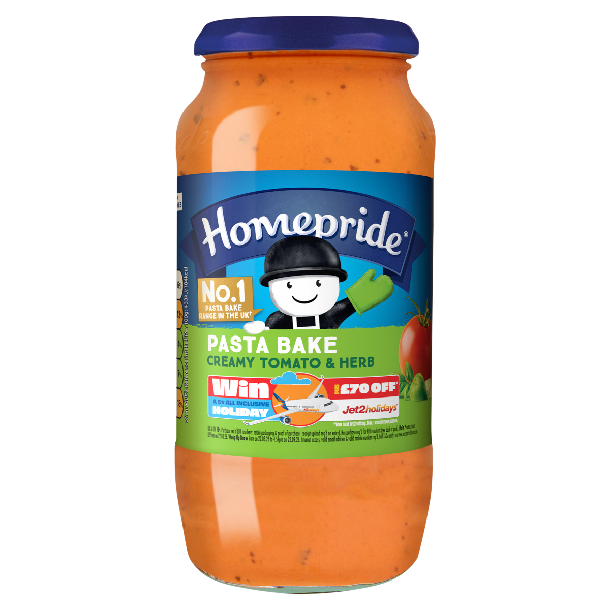 Homepride Pasta Bake Creamy Tomato & Herb 485g