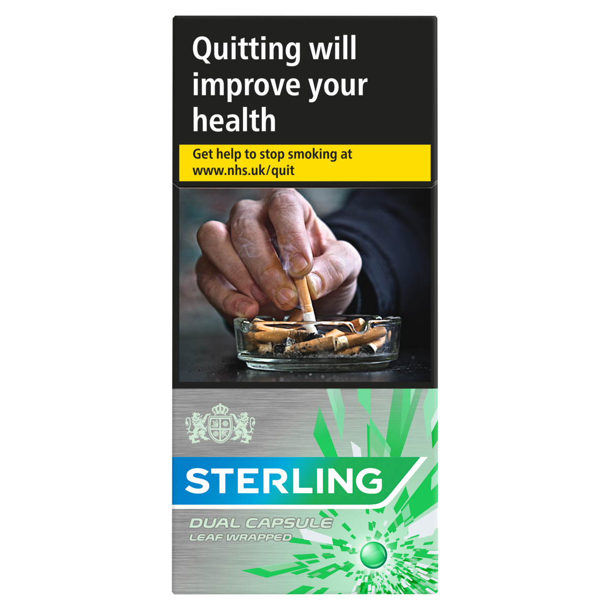 Sterling Dual Capsule Leaf Wrapped 10S