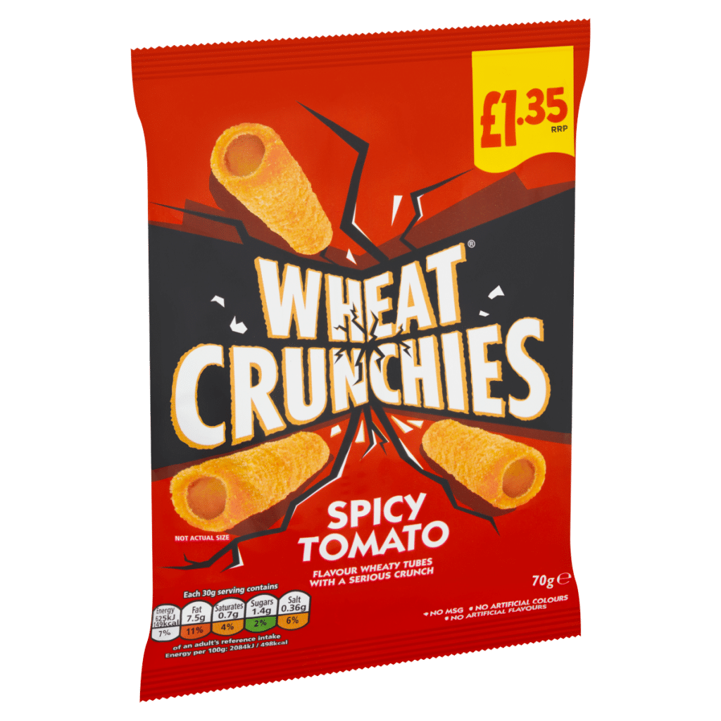 Wheat Crunchies Spicy Tomato 70g