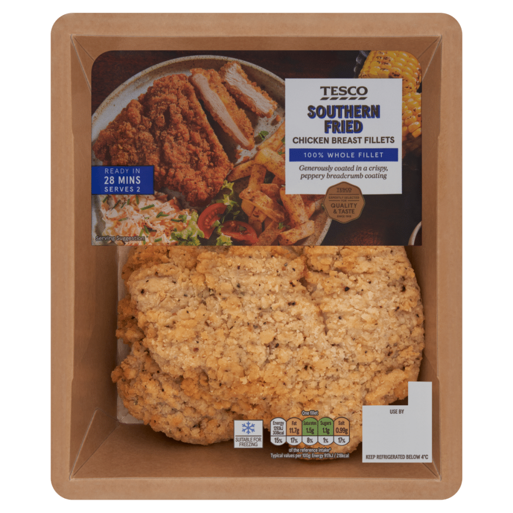 Tesco Southern Fried Chicken Breast Fillets 350g