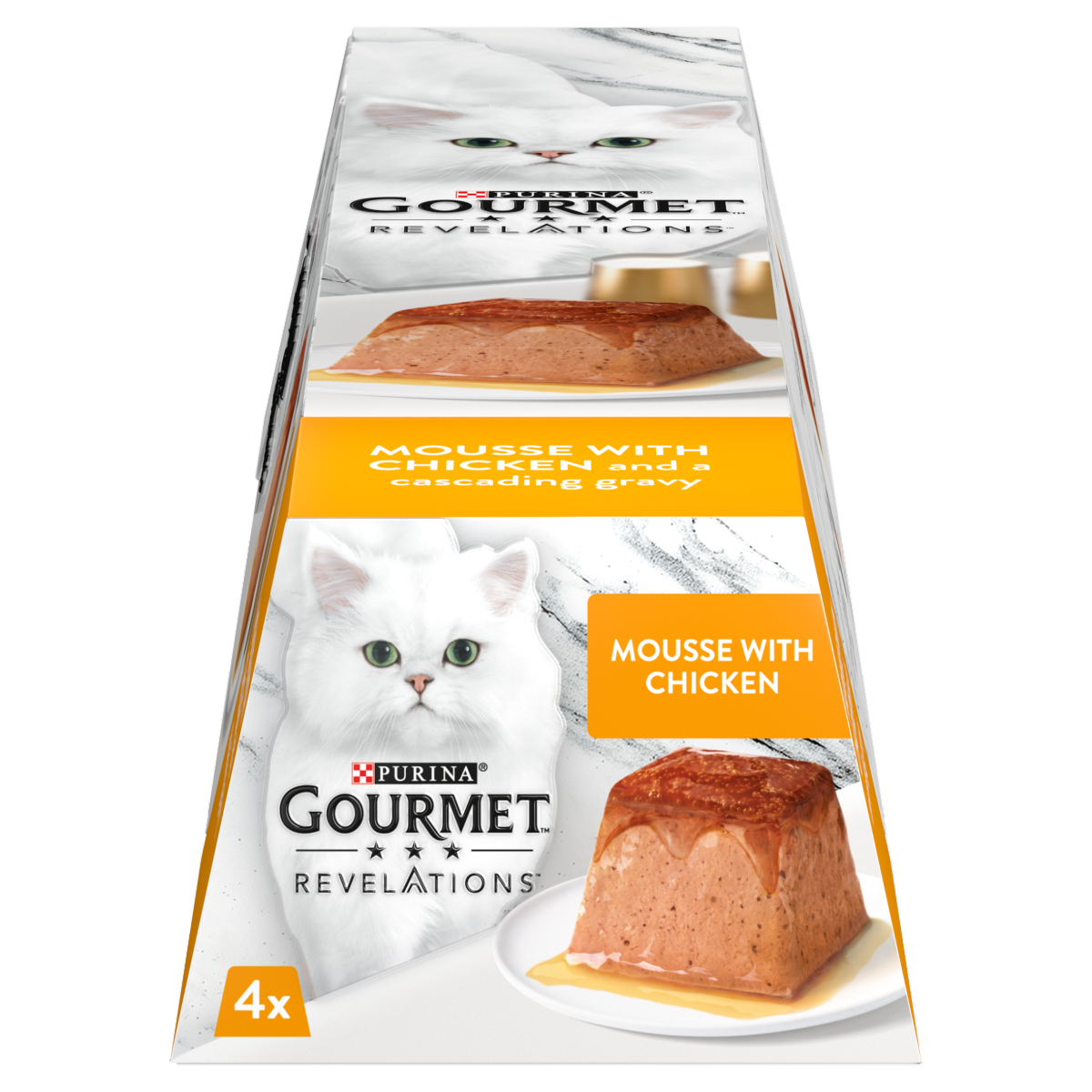 GOURMET Revelations Mousse Chicken Wet Cat Food 4x57g