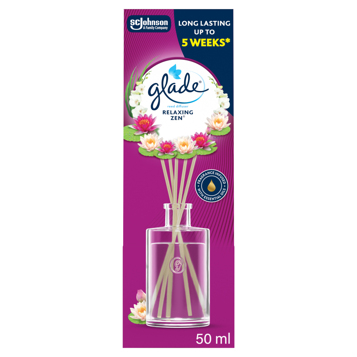 Glade Relaxing Zen Reed Diffuser 50ml