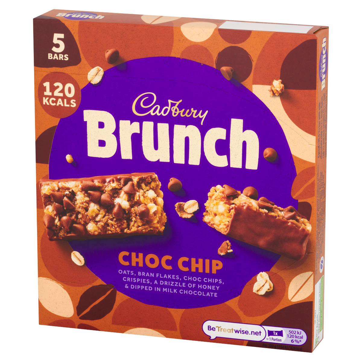Cadbury Brunch Choc Chip 5 x 28g (140g)