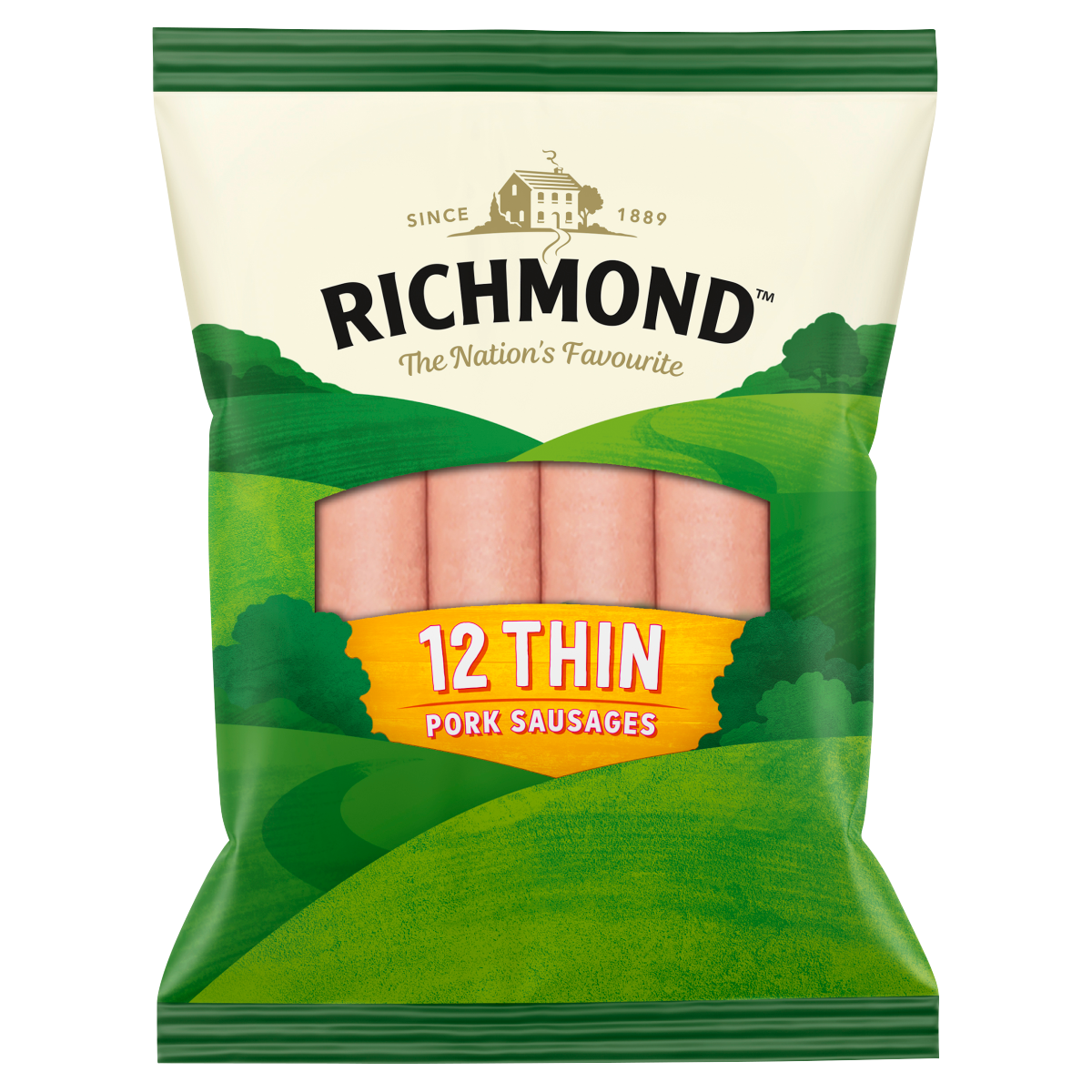 Richmond 12 Thin Pork Sausages 340g
