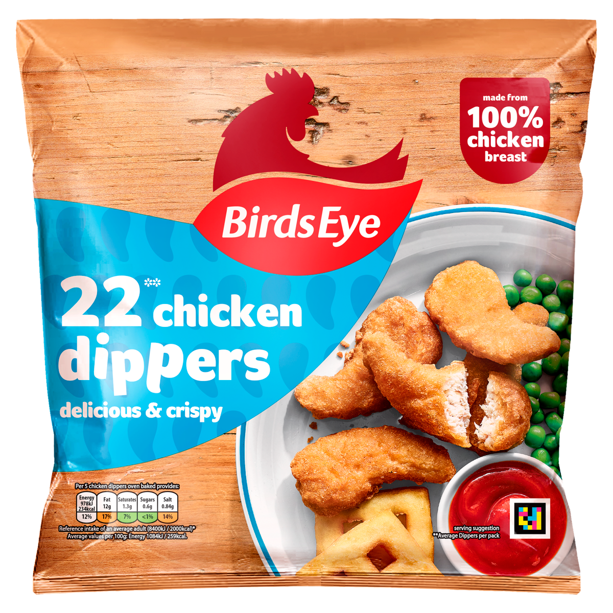 Birds Eye 22 Chicken Dippers 403g
