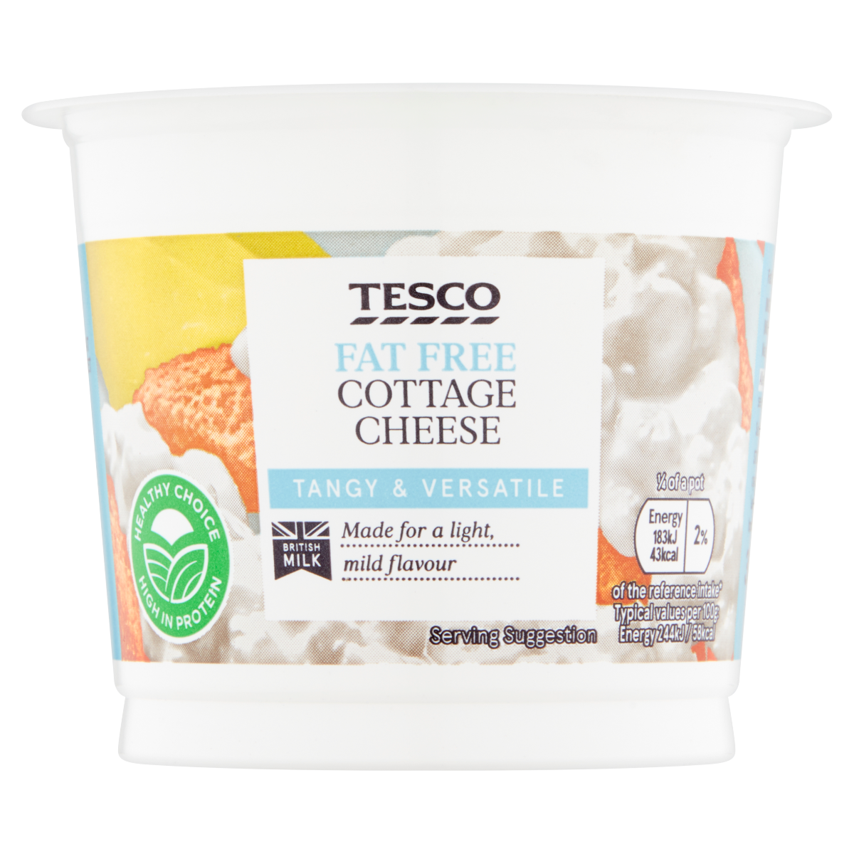 TESCO Fat Free Cottage Cheese 300g