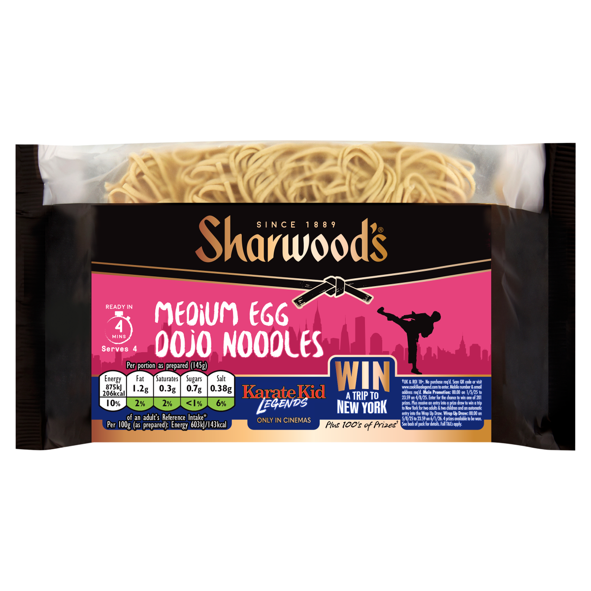Sharwood’s Medium Egg Dojo Noodles 226g