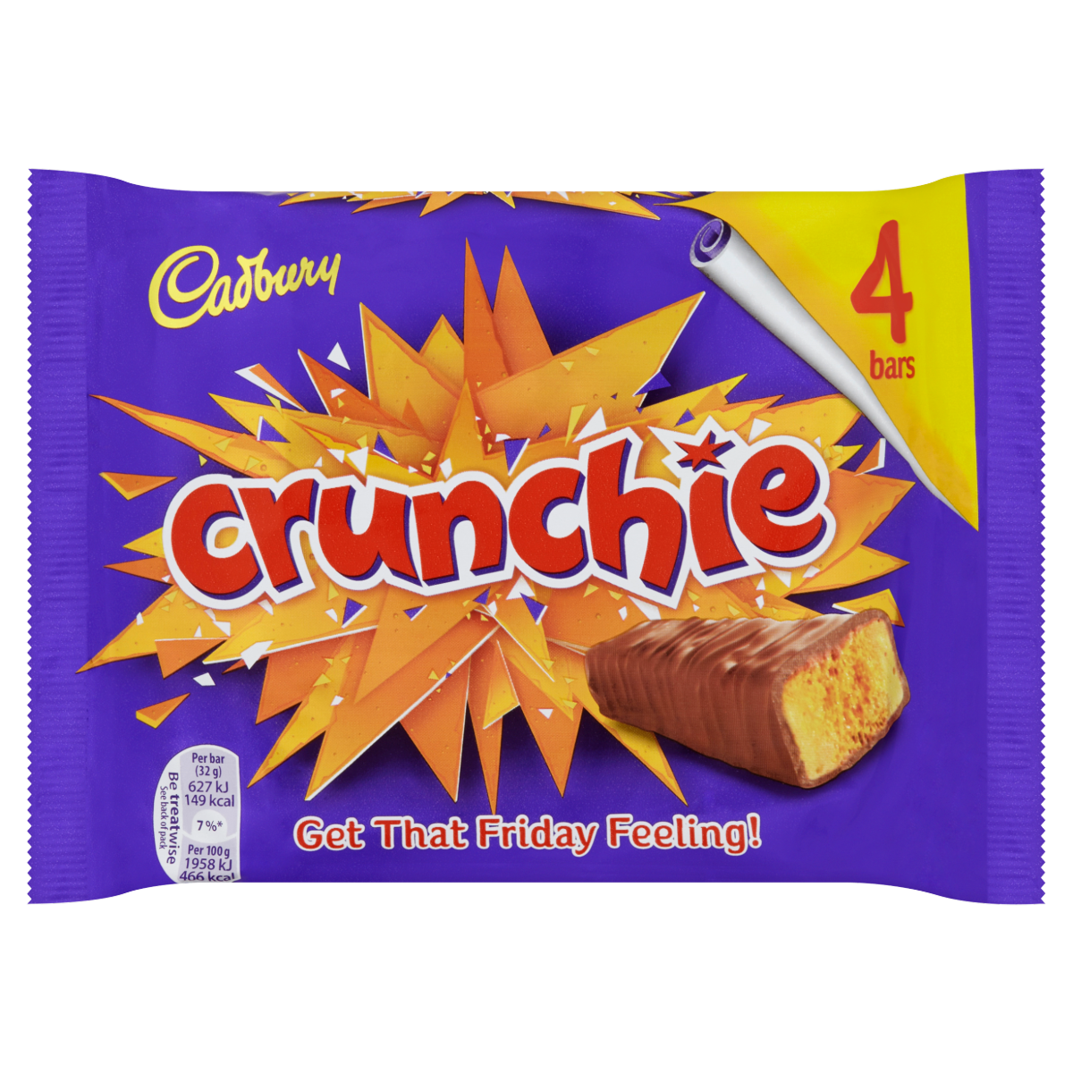 Cadbury Crunchie Chocolate Bar 128g