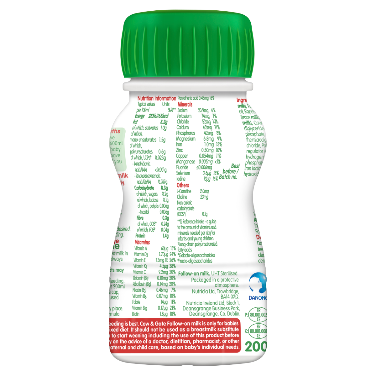 Cow & Gate 2 Follow-On Milk from 6 Months 200ml