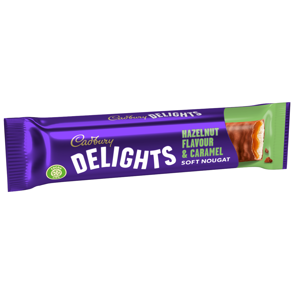 Cadbury Delights Chocolate Hazelnut Flavour & Caramel 5 Pack Multipack 110g (5 x 22g)