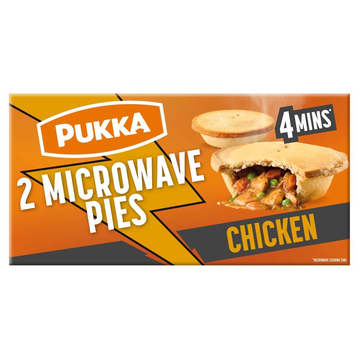 Pukka 2 Microwave Pies Chicken