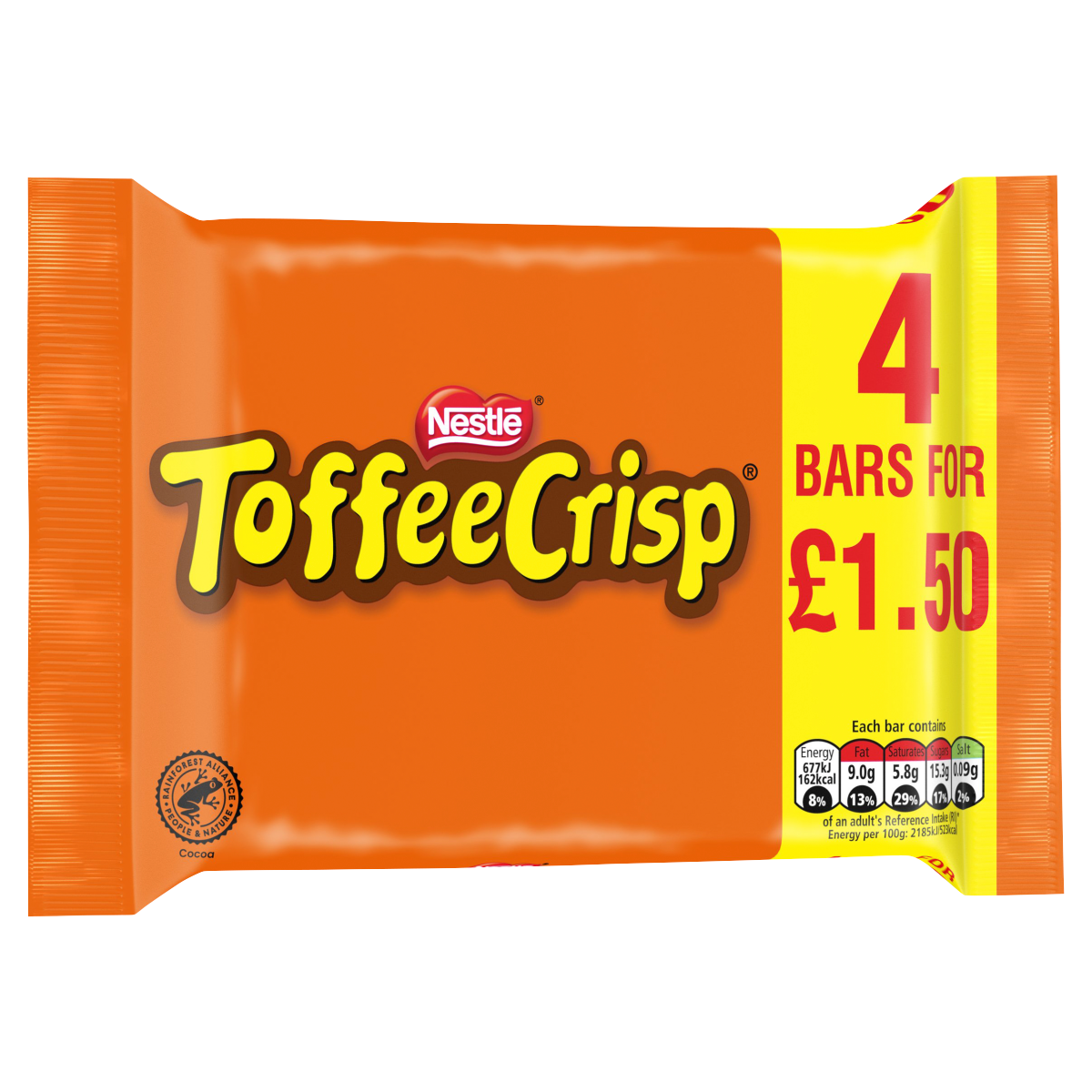 Toffee Crisp 4 x 31g (124g)