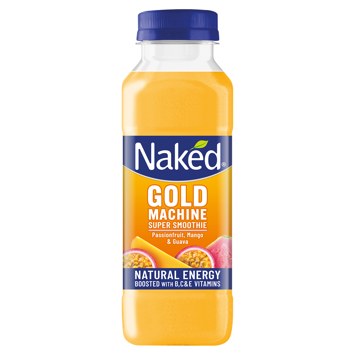 Naked Gold Machine Passionfruit, Mango, Apple & Guava Super Smoothie 300ml
