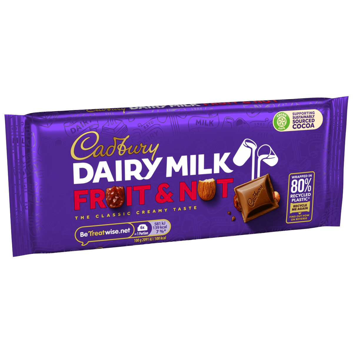 Cadbury Dairy Milk Fruit & Nut Chocolate 110g
