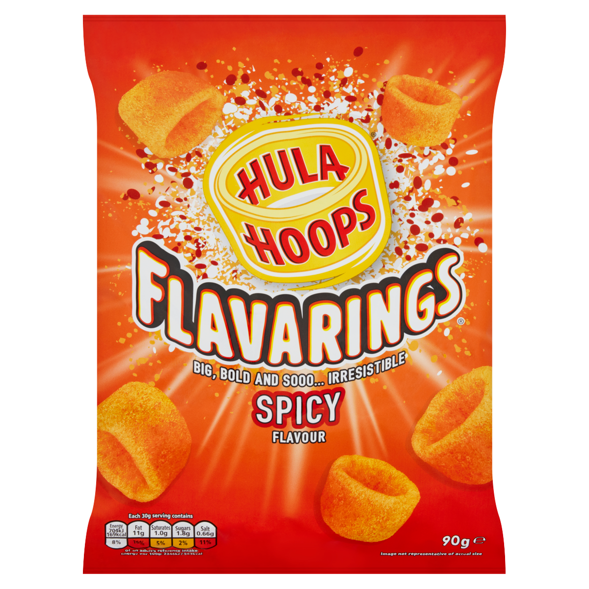 Hula Hoops Flavarings Spicy Flavour 90g