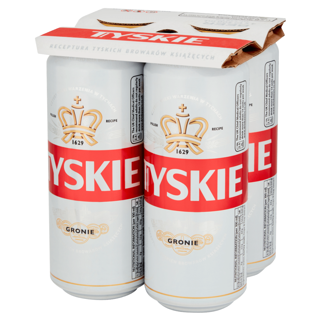 Tyskie 4 x 500ml