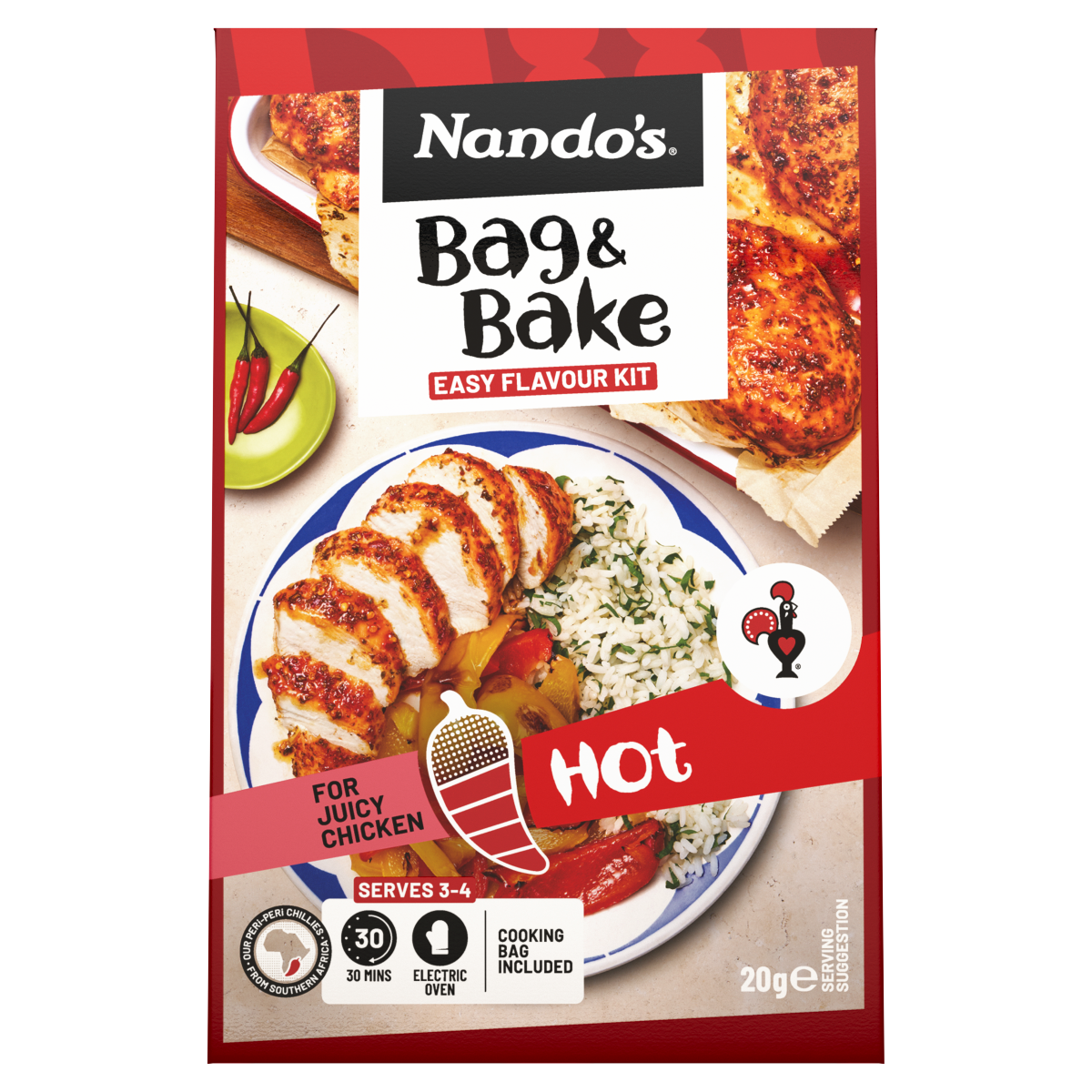 Nando’s Bag & Bake Hot 20g