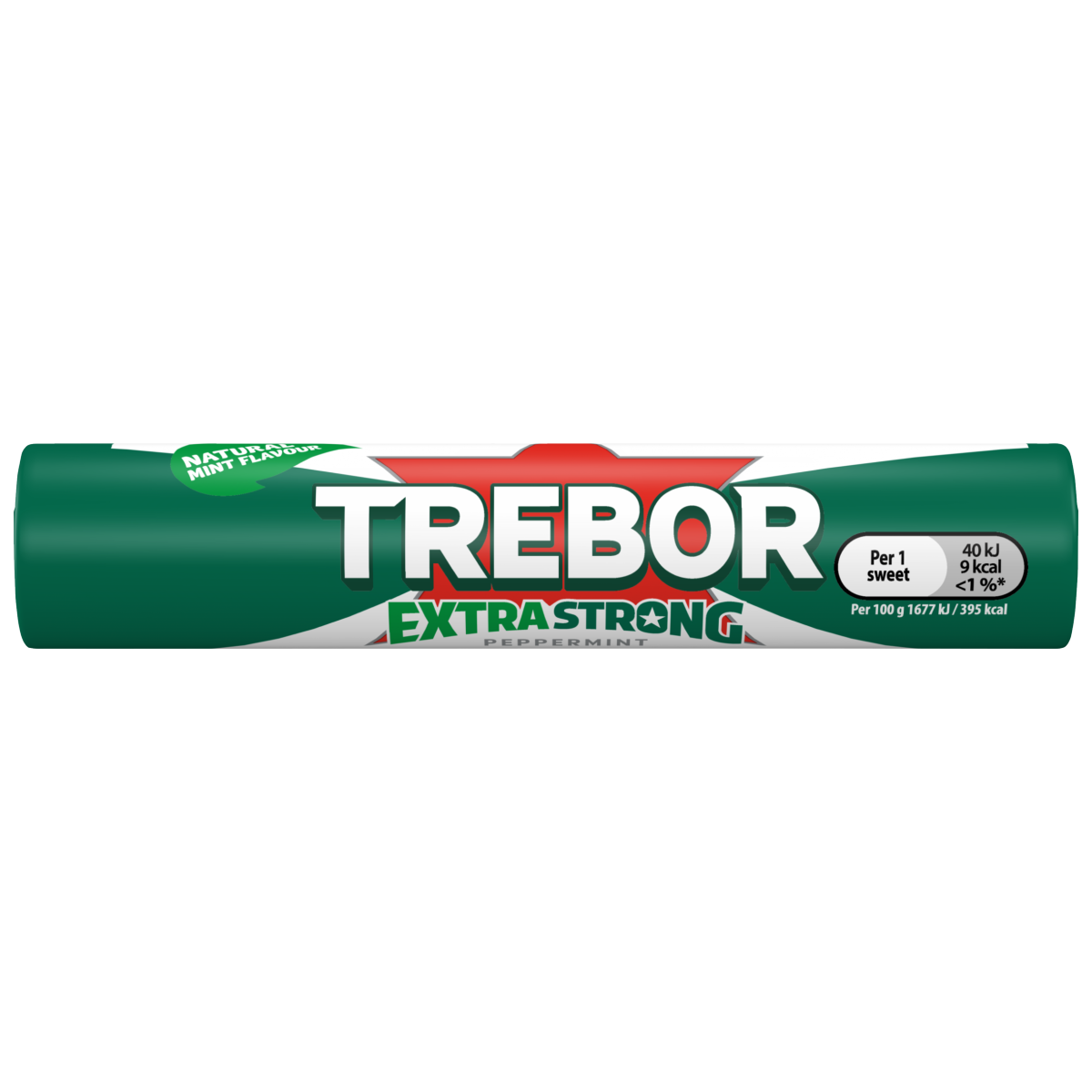 Trebor Extra Strong Peppermint Mints Roll 41.3g