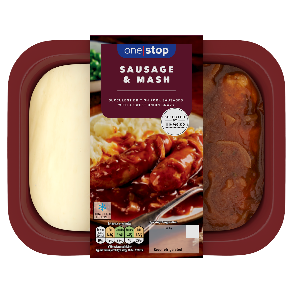One Stop Sausage & Mash 400g