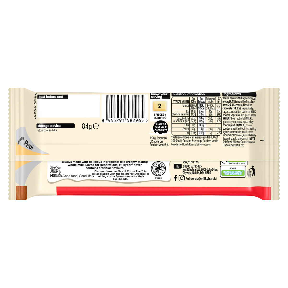 Milkybar Chocolate Crumble 84g