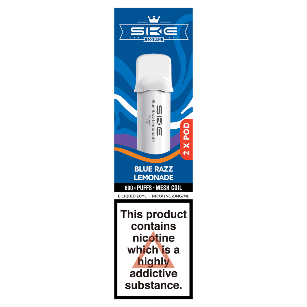 SKE 600 Pro 2 Prefilled Pods Blue Razz Lemonade