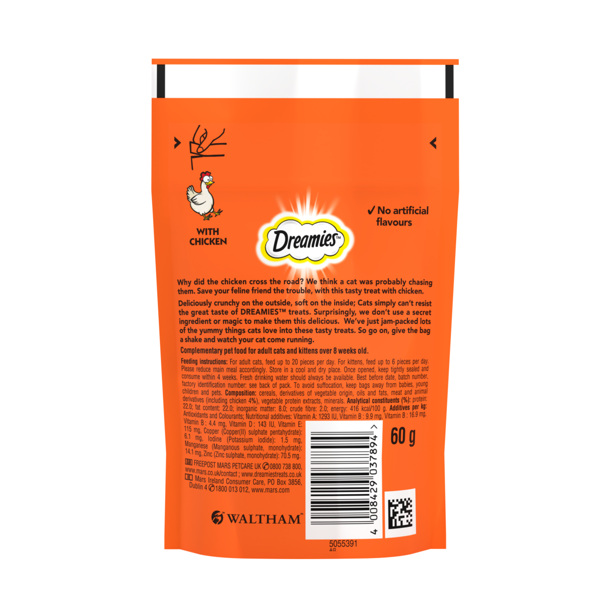 Dreamies Cat Treat Biscuits with Chicken 60g