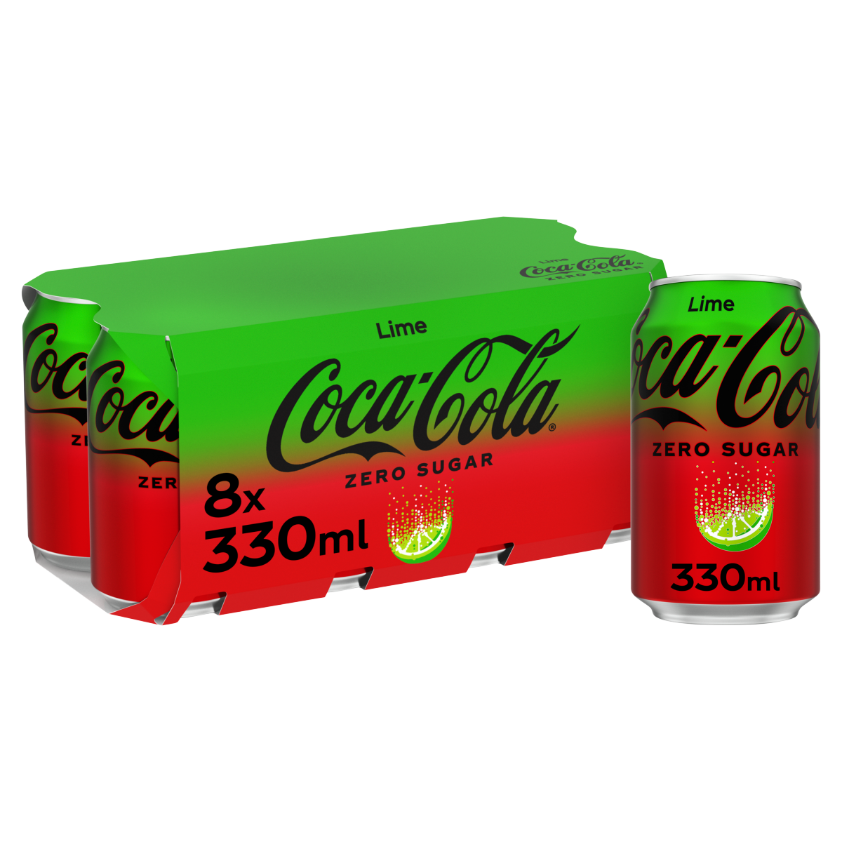 Coca-Cola Zero Sugar Lime 8 x 330ml