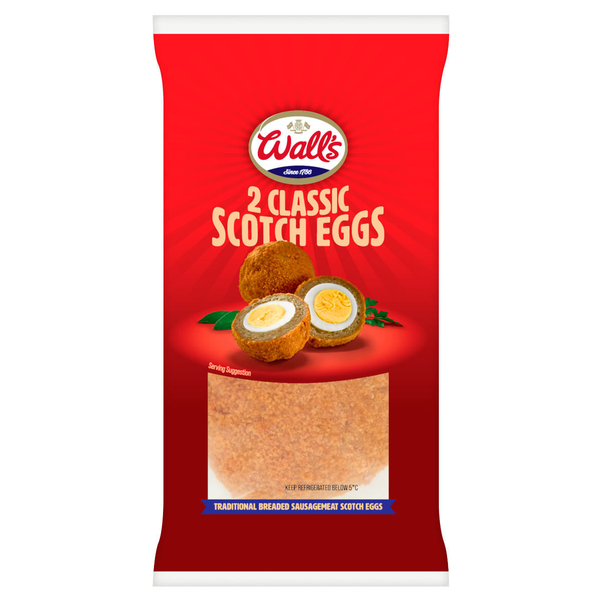 Wall’s 2 Classic Scotch Eggs 226g