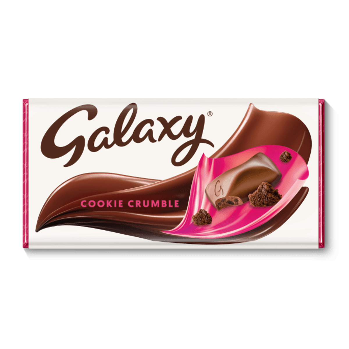 Galaxy Cookie Crumble Milk Chocolate Block Bar 114g