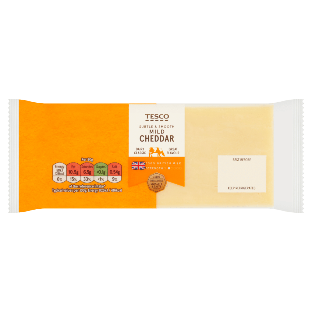 Tesco Mild Cheddar 400g
