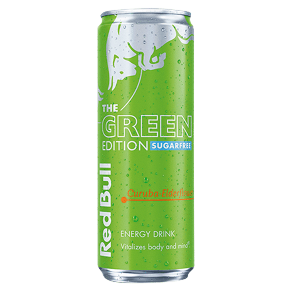 Red Bull The Green Edition Sugar Free Curuba & Elderflower Energy Drink 355ml