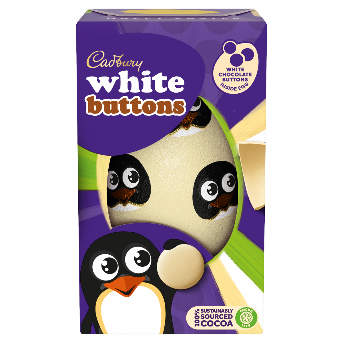 Cadbury White Buttons Chocolate Egg 98g