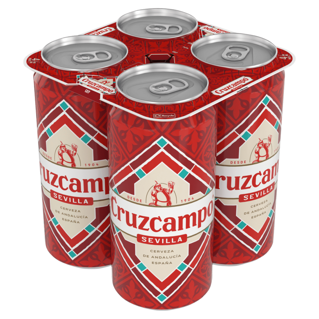 Cruzcampo Sevilla Beer Cans 4 x 440ml