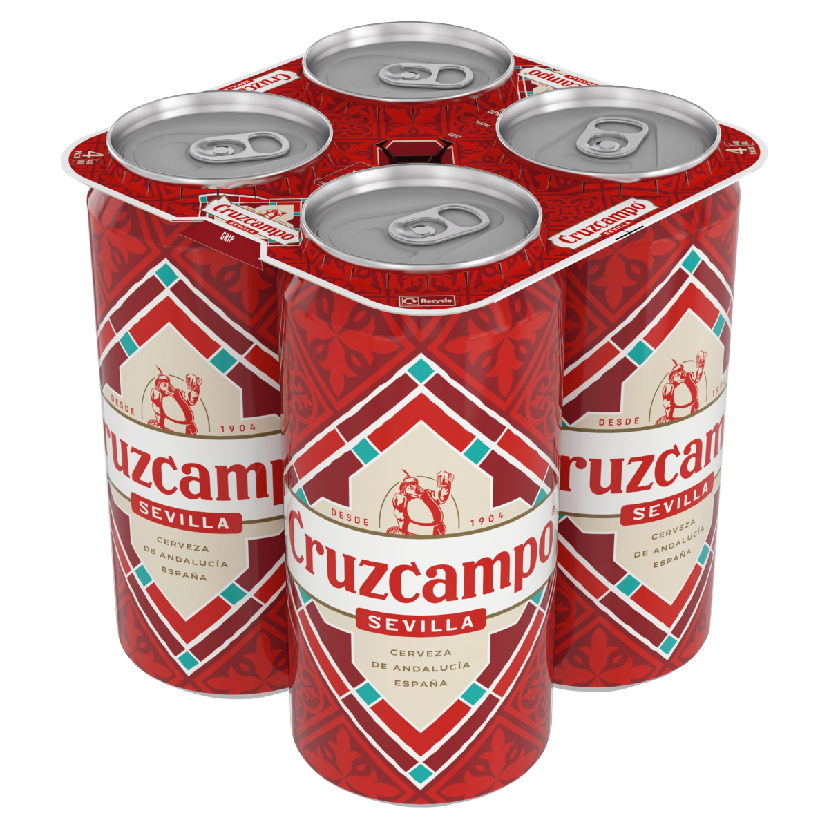 Cruzcampo Sevilla Beer Cans 4 x 440ml