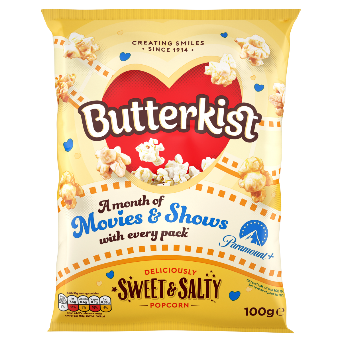 Butterkist Deliciously Sweet & Salty Popcorn 100g