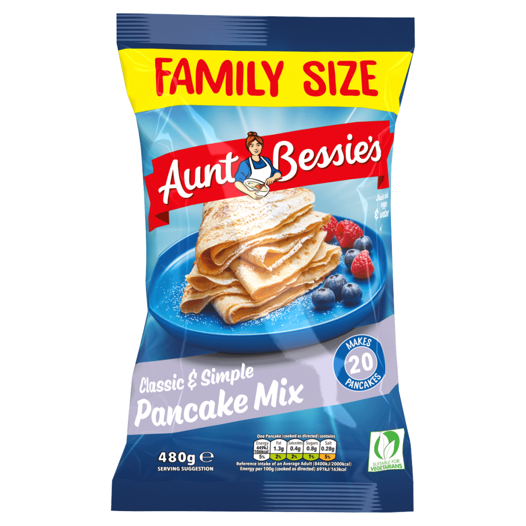 Aunt Bessie’s Classic & Simple Pancake Mix 480g