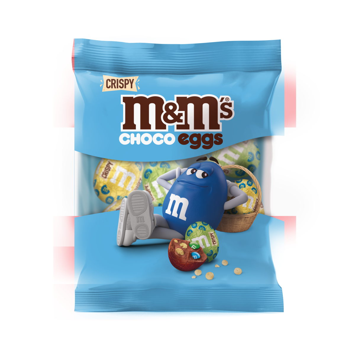 M&M’s Crispy Milk Chocolate Chocolate Easter Mini Eggs Bag 72g