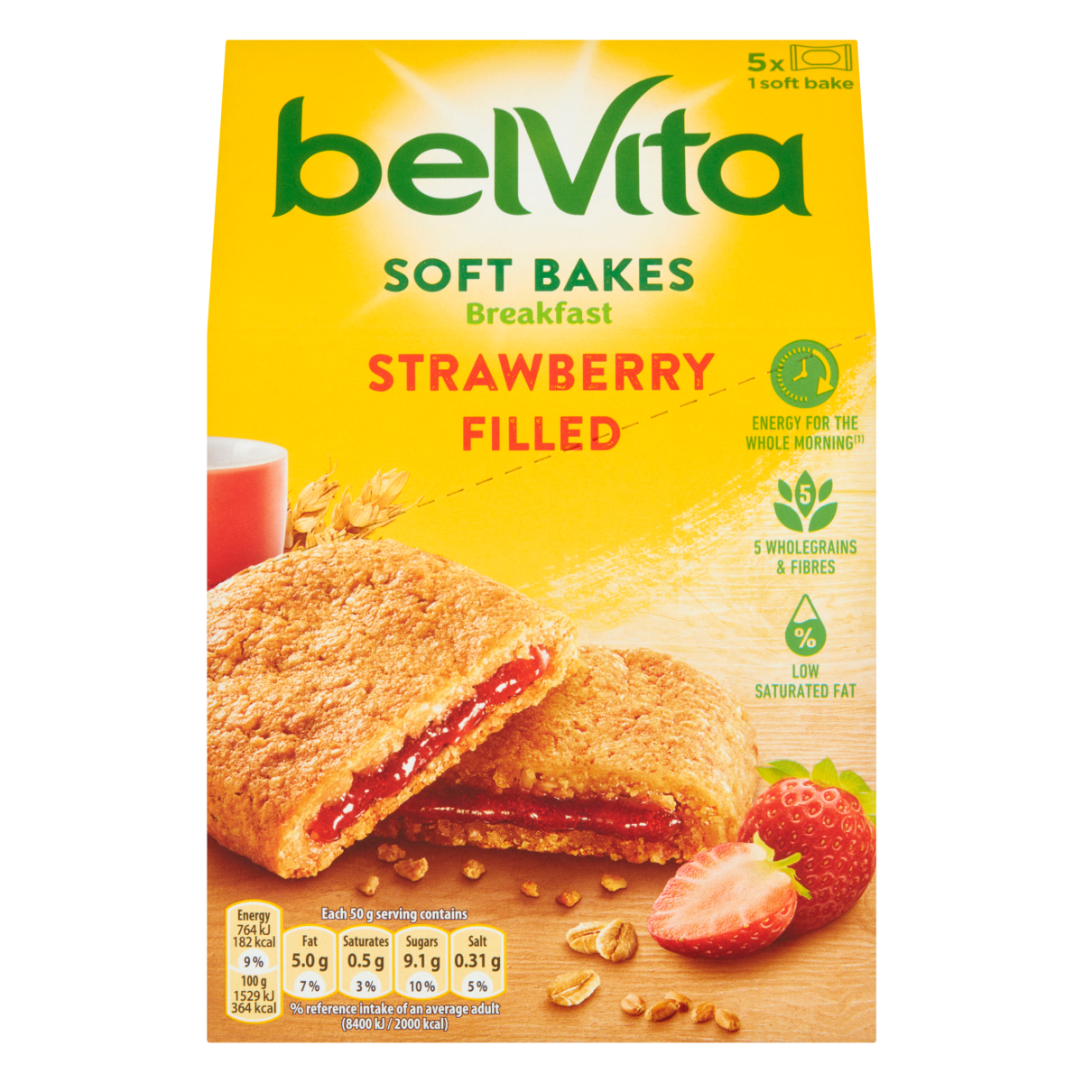 Belvita Breakfast Strawberry Biscuits-breakfast 250 Gr
