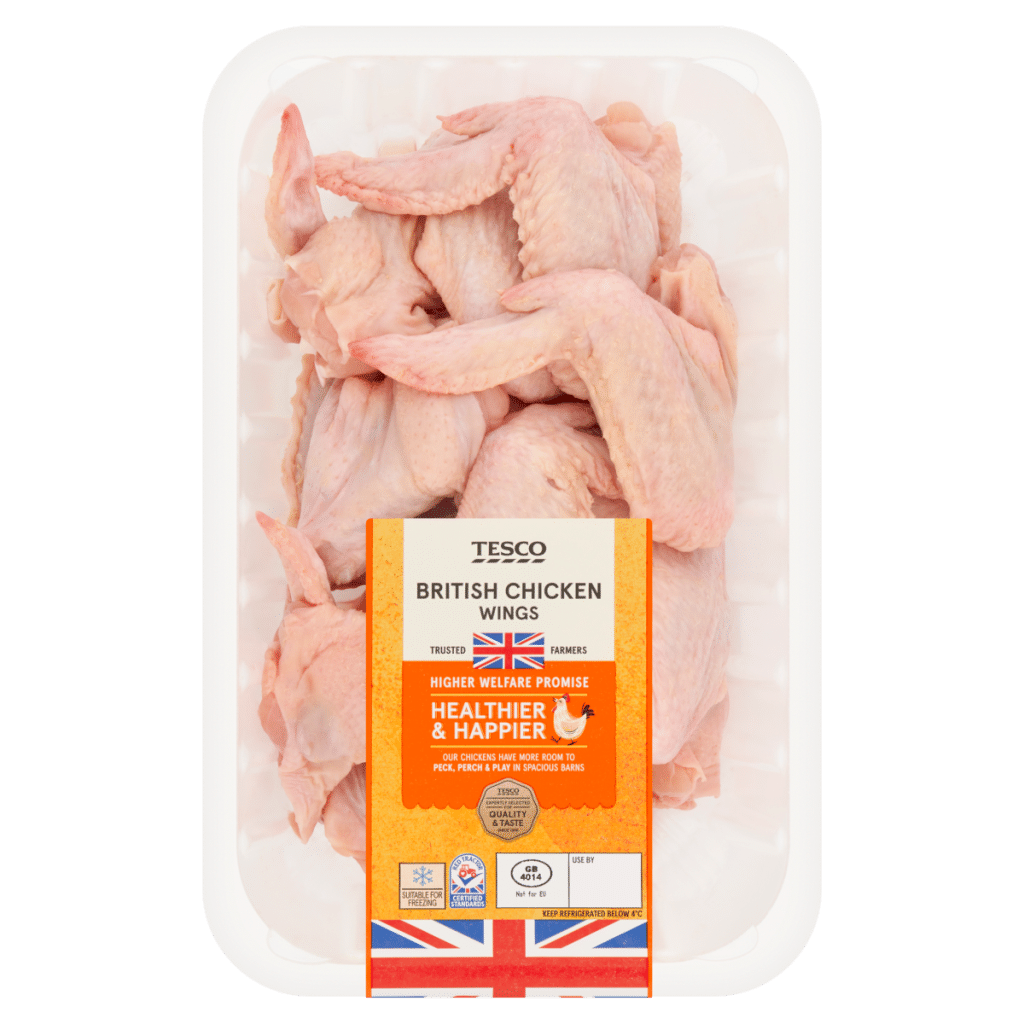 Tesco British Chicken Wings 1kg