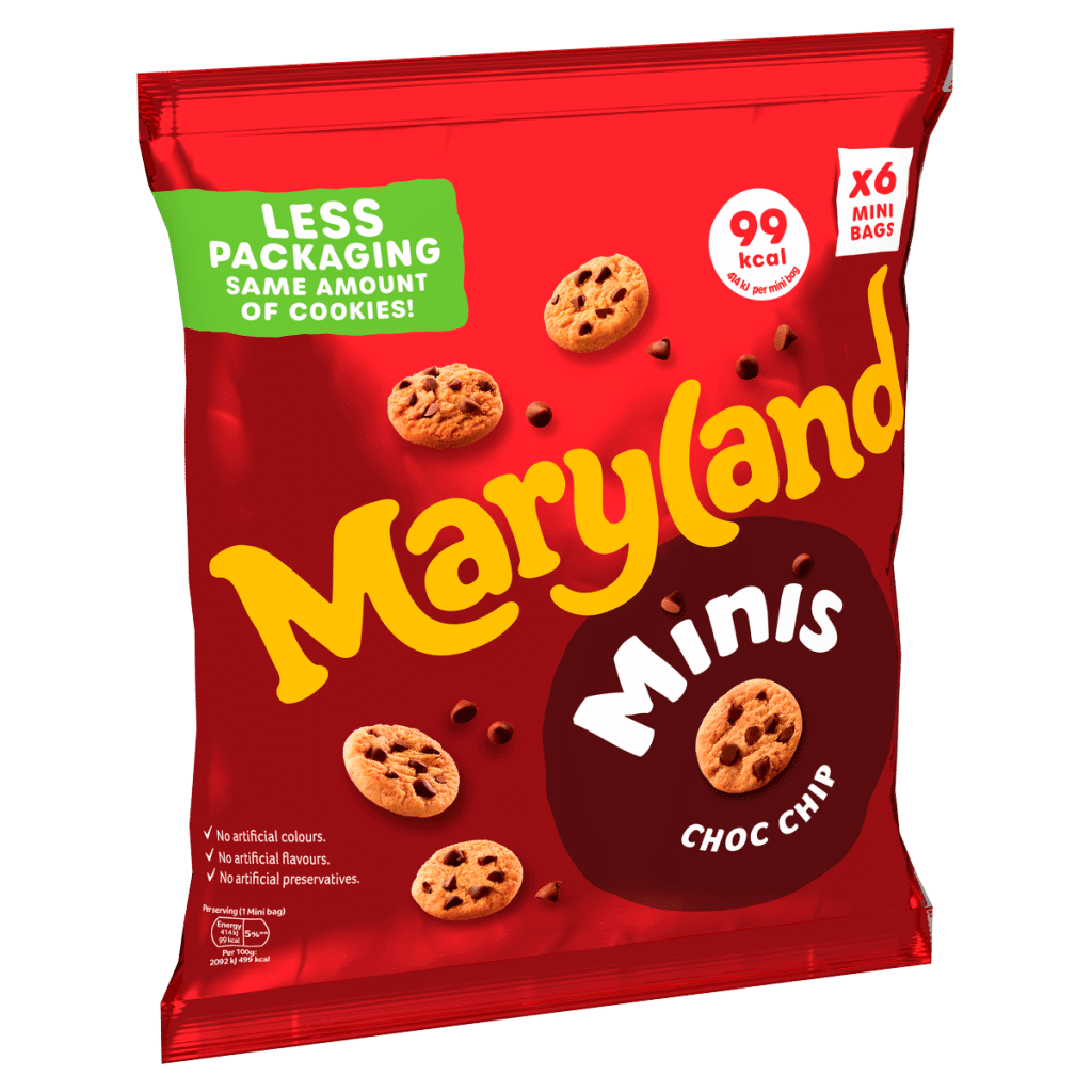 Maryland 6 Minis Choc Chip 118.8g