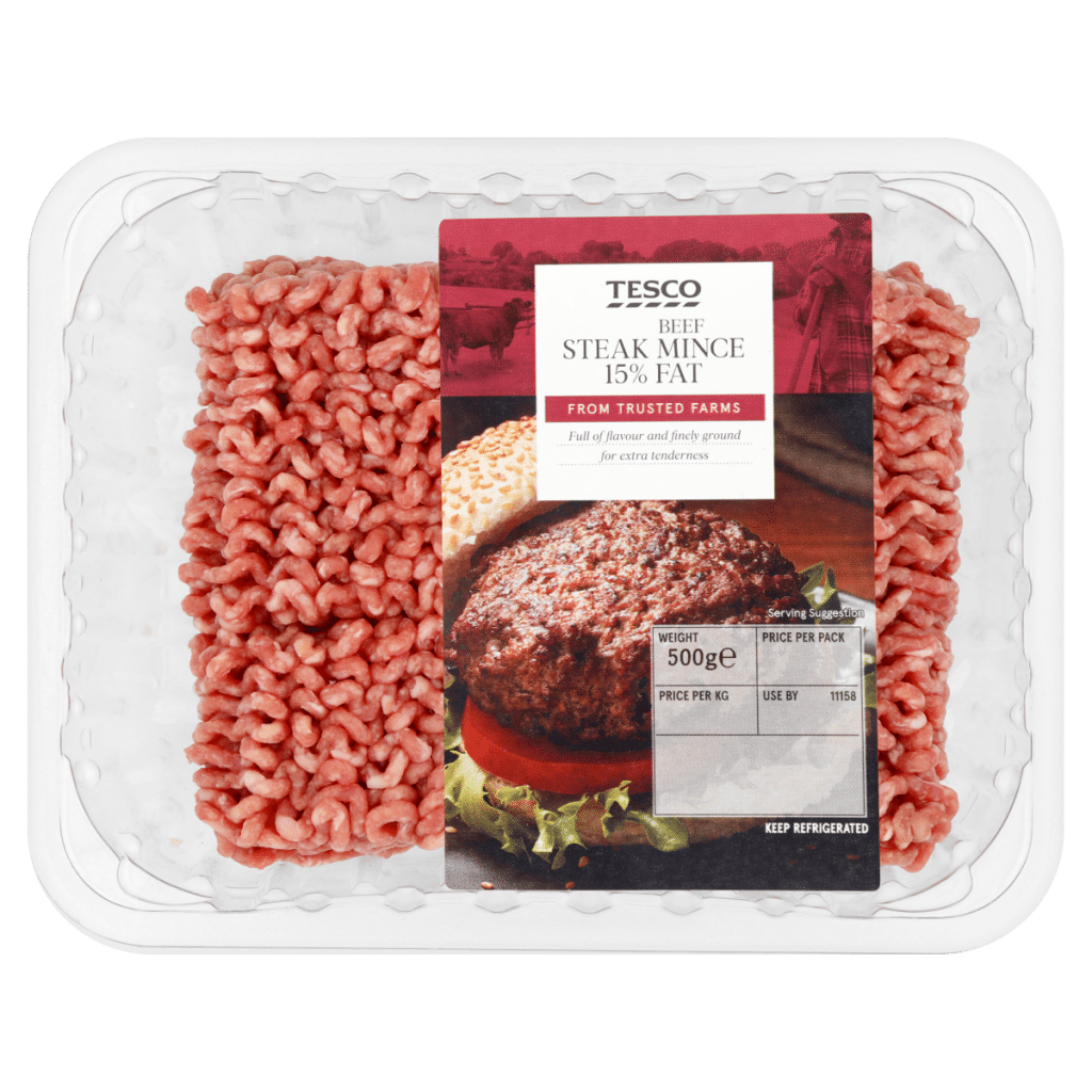 Tesco Beef Steak Mince 500g