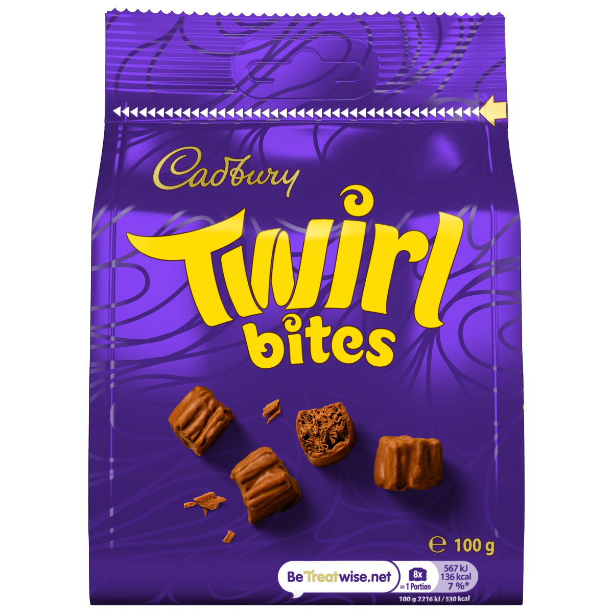 Cadbury Twirl Bites Chocolate Bag 100g