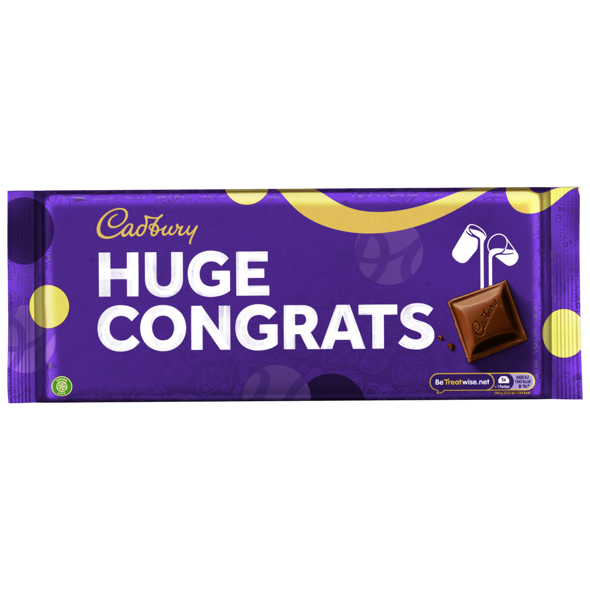 Cadbury Cadbury Dairy Milk Huge Congrats Gifting Bar Large 360 g